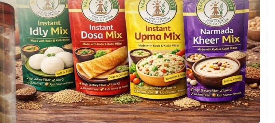 MP's Kodo–Kutki becomes ‘Narmada Millets’ — government to sell instant idli, dosa and upma mixes